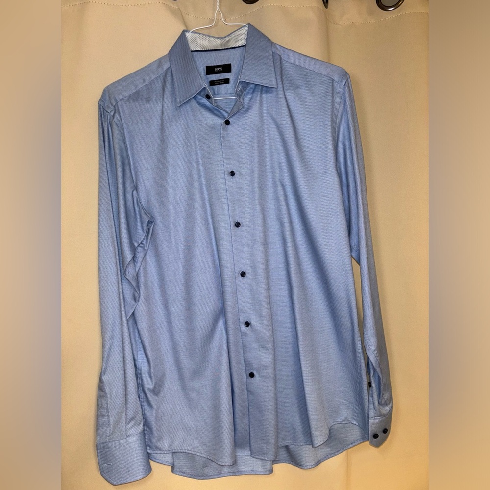 REGULAR-FIT SHIRT IN EASY-IRON COTTON POPLIN